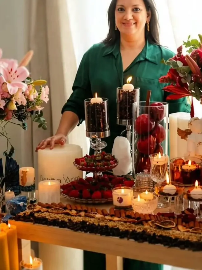 Mesa preparada para uma consulta